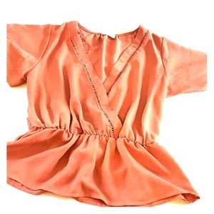 Peachy blouse